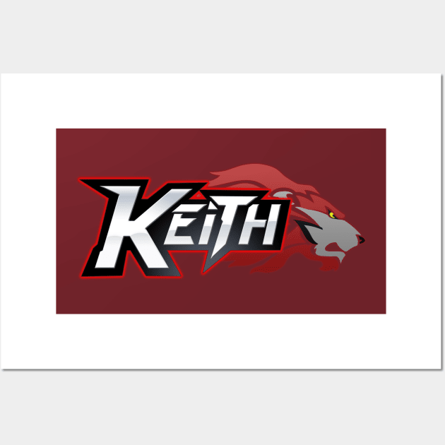 Keith (Red Version) Wall Art by DoctorBadguy